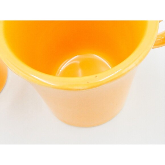 Fiesta Fiestaware Vintage Yellow Tom And Jerry Coffee Mug Ring Handle - Picture 7 of 10